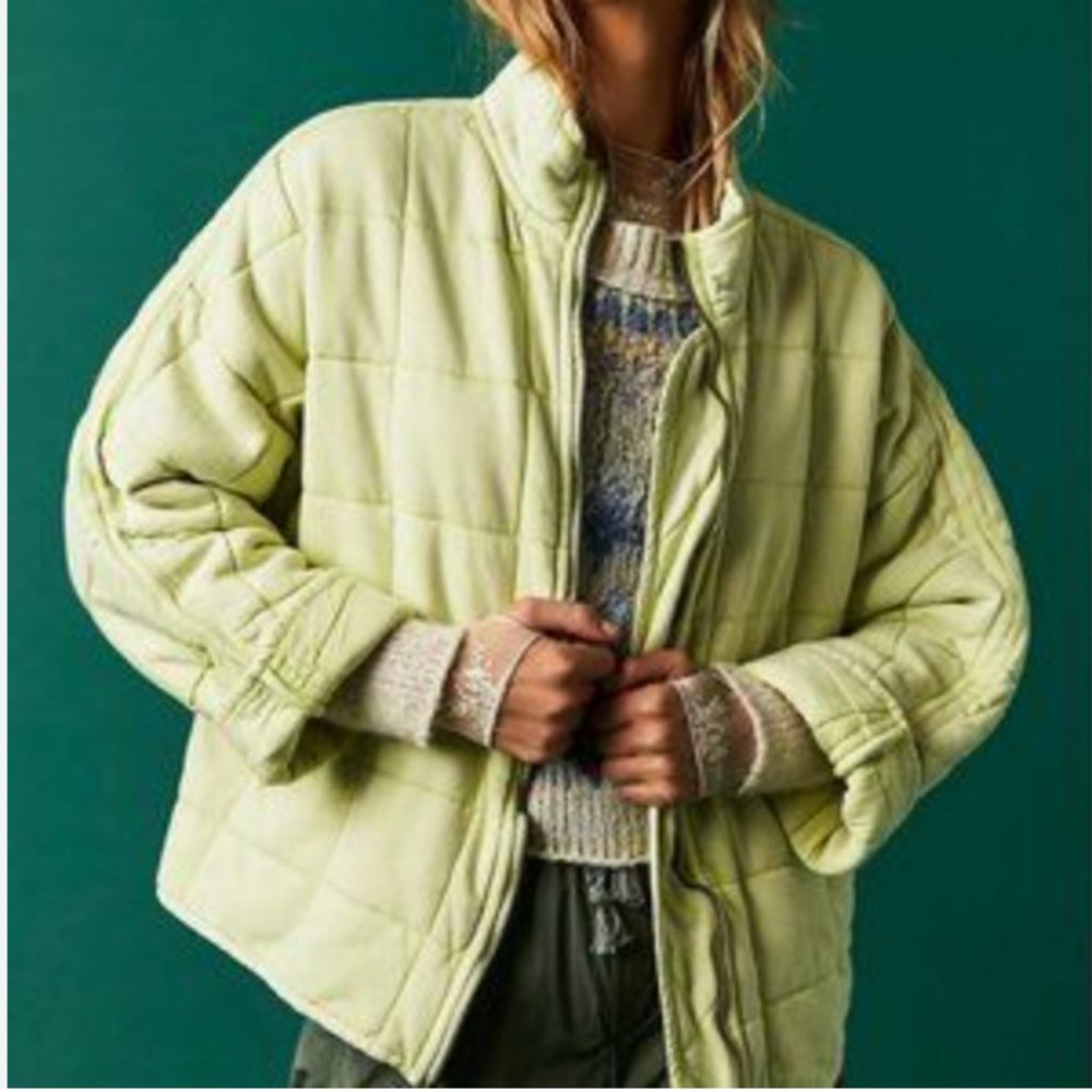 NWOT Free People Dolman Quilted Jacket